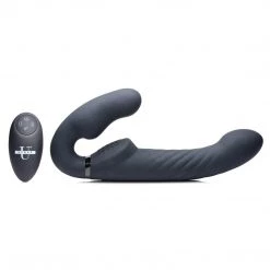 Xr LLC Strap U Ergo-Fit Twist Vibrating Strapless Strap On