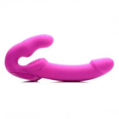 Xr LLC Strap U Evoke Rechargeable Vibrating Silicone Strapless Strap On