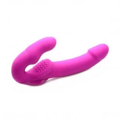 Xr LLC Strap U Evoke Rechargeable Vibrating Silicone Strapless Strap On