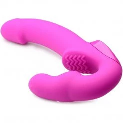 Xr LLC Strap U Evoke Rechargeable Vibrating Silicone Strapless Strap On
