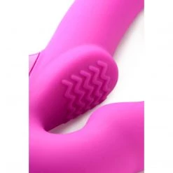 Xr LLC Strap U Evoke Rechargeable Vibrating Silicone Strapless Strap On