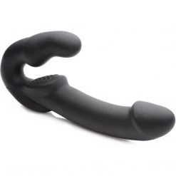 Xr LLC Strap U Evoke Rechargeable Vibrating Silicone Strapless Strap On