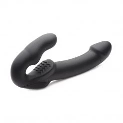 Xr LLC Strap U Evoke Rechargeable Vibrating Silicone Strapless Strap On