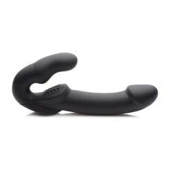 Xr LLC Strap U Evoke Rechargeable Vibrating Silicone Strapless Strap On