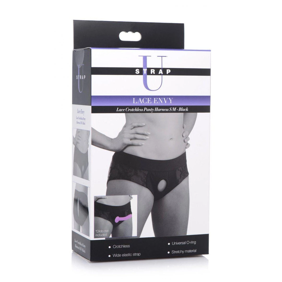 Xr LLC Dildos Strap U Lace Crotchless Panty Harness 15 Xr LLC Dildos Strap U Lace Crotchless Panty Harness