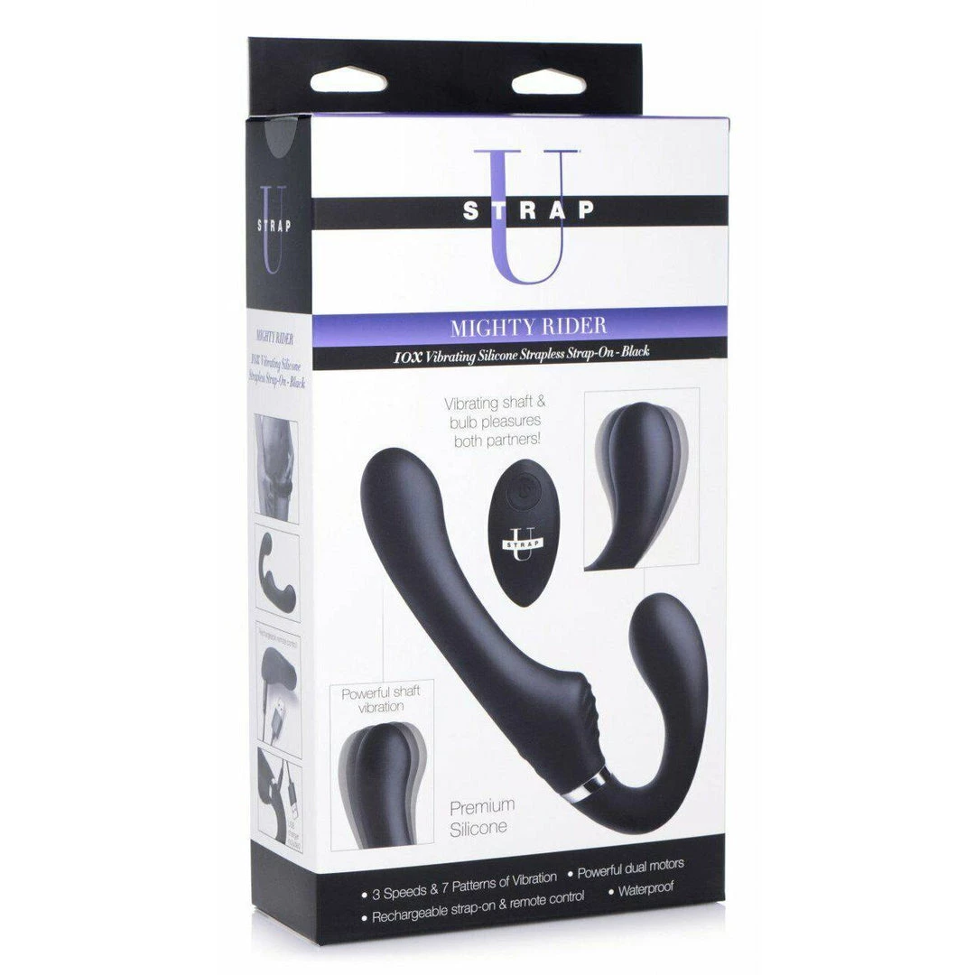 Xr LLC Strap U Mighty Rider Strapless Strap-On Vibe Dildos 13 Xr LLC Strap U Mighty Rider Strapless Strap-On Vibe Dildos