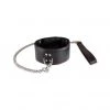 Sultra Leather Sultra Lambskin Collar With Chain