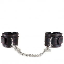 Sultra Leather Bondage Sultra Lambskin Handcuffs With 5.5" Chain