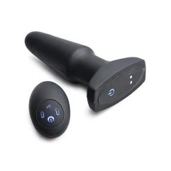 Xr LLC Anal Sex Toys Swell 10X Inflatable & Vibrating Silicone Anal Plug