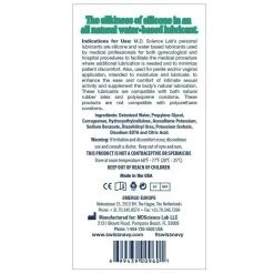 M.D. Science Lab Lubes Swiss Navy All Natural Lubricant