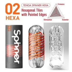 Tenga Usa INC TENGA Spinner 02 Hexa Stroker Male Masturbators