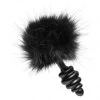 Xr LLC Anal Sex Toys Tailz Black Bunny Tail Anal Plug