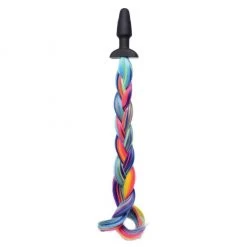 Xr LLC Tailz Rainbow Pony Tail Butt Plug Anal Sex Toys