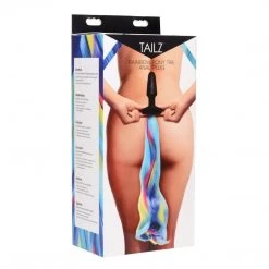 Xr LLC Tailz Rainbow Pony Tail Butt Plug Anal Sex Toys