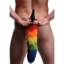 Xr LLC Tailz Rainbow Tail Butt Plug Anal Sex Toys