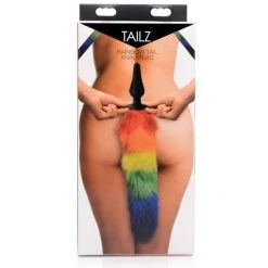 Xr LLC Tailz Rainbow Tail Butt Plug Anal Sex Toys