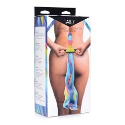 Xr LLC Anal Sex Toys Tailz Rainbow Unicorn Tail Anal Plug