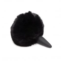 Xr LLC Tailz Snap On Interchangeable Bunny Tail - Black Anal Sex Toys