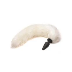 Xr LLC Anal Sex Toys Tailz Snap On Interchangeable White Fox Tail