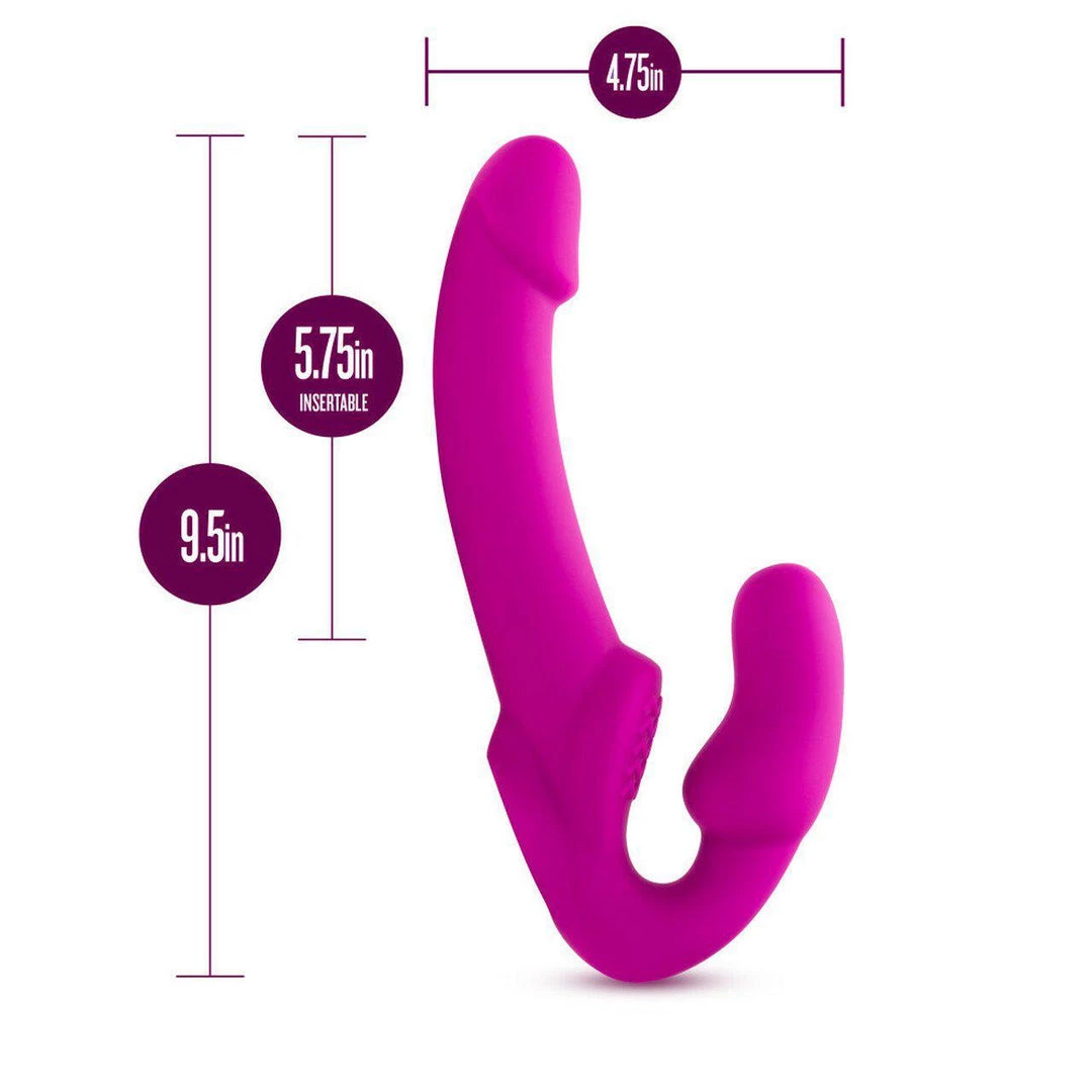 Blush Novelties Dildos Temptasia Estella Vibrating Strapless Dildo 7 Blush Novelties Dildos Temptasia Estella Vibrating Strapless Dildo