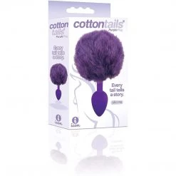 Icon Brands INC The 9's Cottontails Silicone Bunny Tail Butt Plug Anal Sex Toys