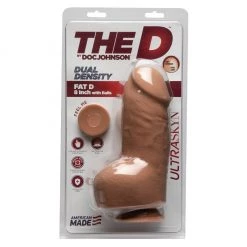 Doc Johnson Dildos The D Dual Density Fat D 8 Inch Dildo