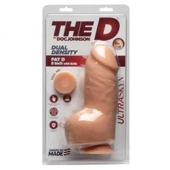 Doc Johnson Dildos The D Dual Density Fat D 8 Inch Dildo