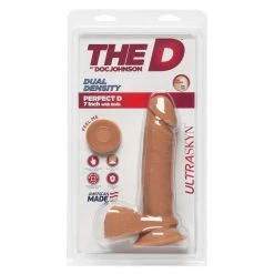 Doc Johnson The D Dual Density ULTRASKYN Perfect D 7 Inch Dildo