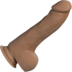 Doc Johnson The D Master D ULTRASKYN 7.5 Inch Dildo With Balls Dildos