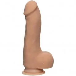 Doc Johnson The D Master D ULTRASKYN 7.5 Inch Dildo With Balls Dildos