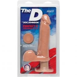 Doc Johnson The D Perfect D Vibrating 8 Inch Dildo Dildos
