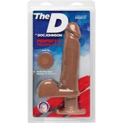 Doc Johnson The D Perfect D Vibrating 8 Inch Dildo Dildos