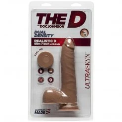 Doc Johnson Dildos The D Realistic D Slim 7 Inch Dildo