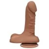 Doc Johnson Dildos The D Super D ULTRASKYN Dual Density 6 Inch Dildo