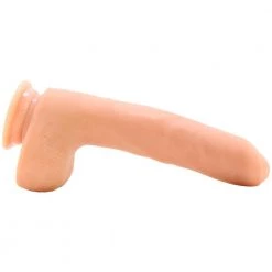 Doc Johnson The D Uncut 9 Inch ULTRASKYN Dildo With Balls Dildos