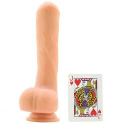 Doc Johnson The D Uncut 9 Inch ULTRASKYN Dildo With Balls Dildos