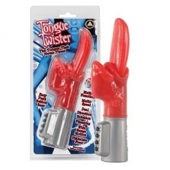 Golden Triangle Tongue Twister Vibrator - Red