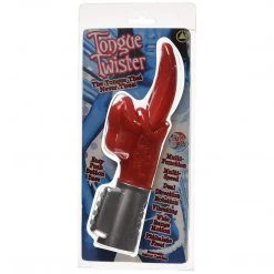 Golden Triangle Tongue Twister Vibrator - Red
