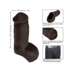 California Exotic Novelties Ultra-Soft STP Hollow 5 Inch Packer Dildo