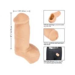 California Exotic Novelties Ultra-Soft STP Hollow 5 Inch Packer Dildo