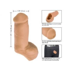 California Exotic Novelties Ultra-Soft STP Hollow 5 Inch Packer Dildo