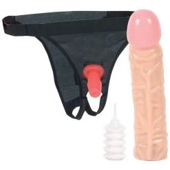 Doc Johnson Dildos Vac-U-Lock 8 Inch Classic Dong With Ultra Harness