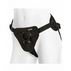 Doc Johnson Vac-U-Lock Supreme Harness With Wireless Vibrating Plug Dildos