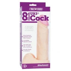 Doc Johnson Vac-u-lock 8 Inch Realistic Strap On Dildo