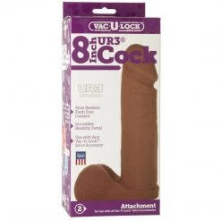 Doc Johnson Vac-u-lock 8 Inch Ultraskyn Dildo Dildos