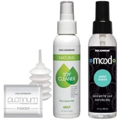 Doc Johnson Dildos Vac-u-lock Silicone Pegging Set