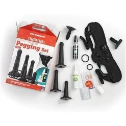 Doc Johnson Dildos Vac-u-lock Silicone Pegging Set
