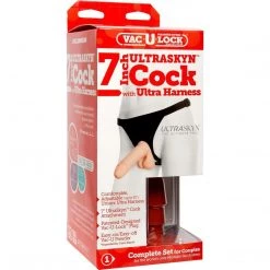 Doc Johnson Vac-u-lock Ultraskyn Cock With Ultra Harness Dildos