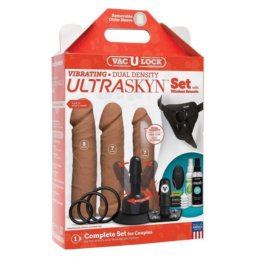 Doc Johnson Dildos Vac-u-lock Vibrating Dual Density Ultraskyn Set With Remote 9 Doc Johnson Dildos Vac-u-lock Vibrating Dual Density Ultraskyn Set With Remote