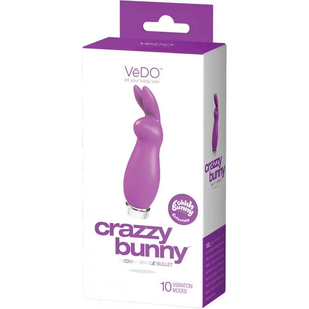 Savvy Co. VeDO Crazzy Bunny Rechargeable Bullet Rechargeable Vibrators 8 Savvy Co. VeDO Crazzy Bunny Rechargeable Bullet Rechargeable Vibrators